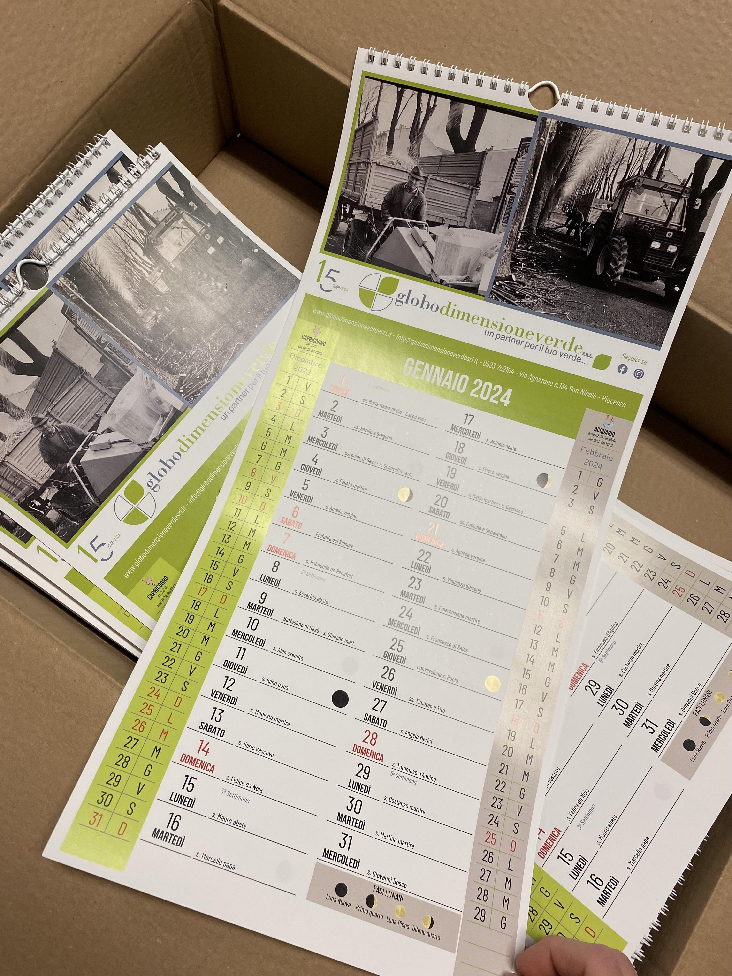 Il Nostro Calendario 2024 - Globo Dimensione Verde S.r.l.