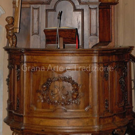 Particolare del pulpito