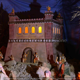 Il castello della guarnigione di soldati