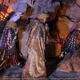 I Re Magi nei loro splendidi costumi