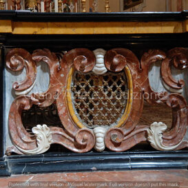 Particolare della balaustra