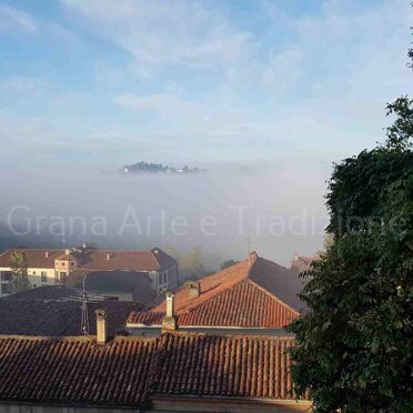 Le case di Grana viste dal sagrato della Chiesa