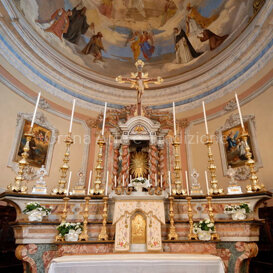 L'altare maggiore e il catino dell'abside