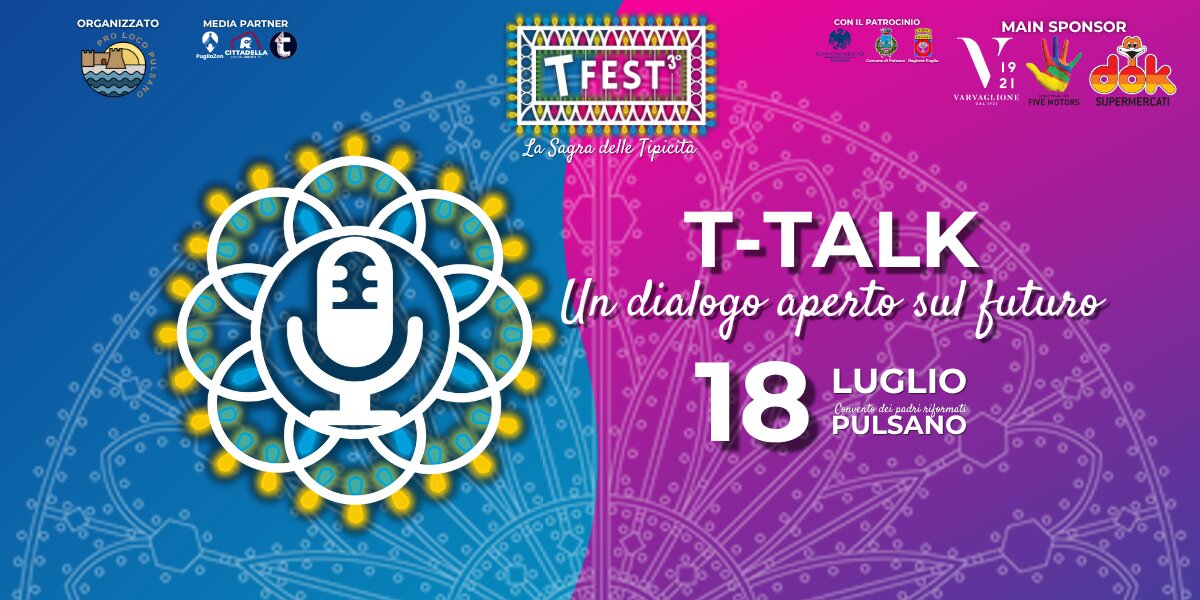 Enogastronomia e turismo: al T-Talk ospiti dal mondo delle istituzioni e del terzo settore