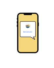 blu semplice messaggio promemoria post di instagram