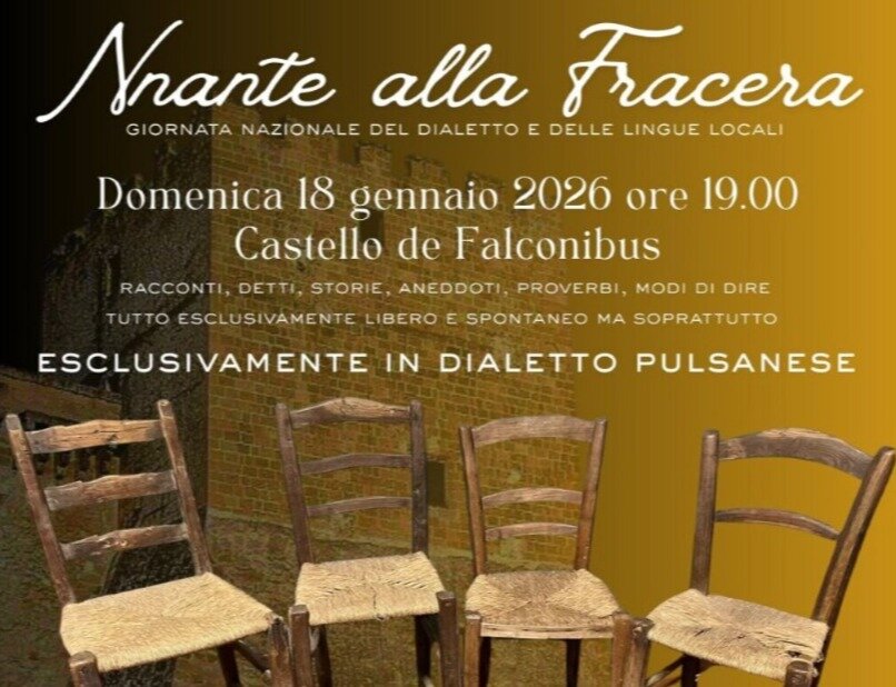 “Nnante alla Fracera”: a Pulsano torna la terza edizione dell’evento dedicato al dialetto pulsanese “Nnante alla Fracera”: a Pulsano torna la terza edizione dell’evento dedicato al dialetto pulsanese