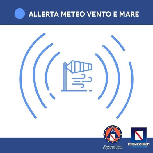 Allerta meteo su tutta la Campania per vento forte e mare agitato con mareggiate. Allerta meteo su tutta la Campania per vento forte e mare agitato con mareggiate.