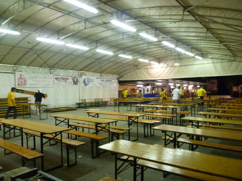 SAGRA DI S.ANTONIO DA PADOVA 2013 - SI COMINCIA A SMONTARE