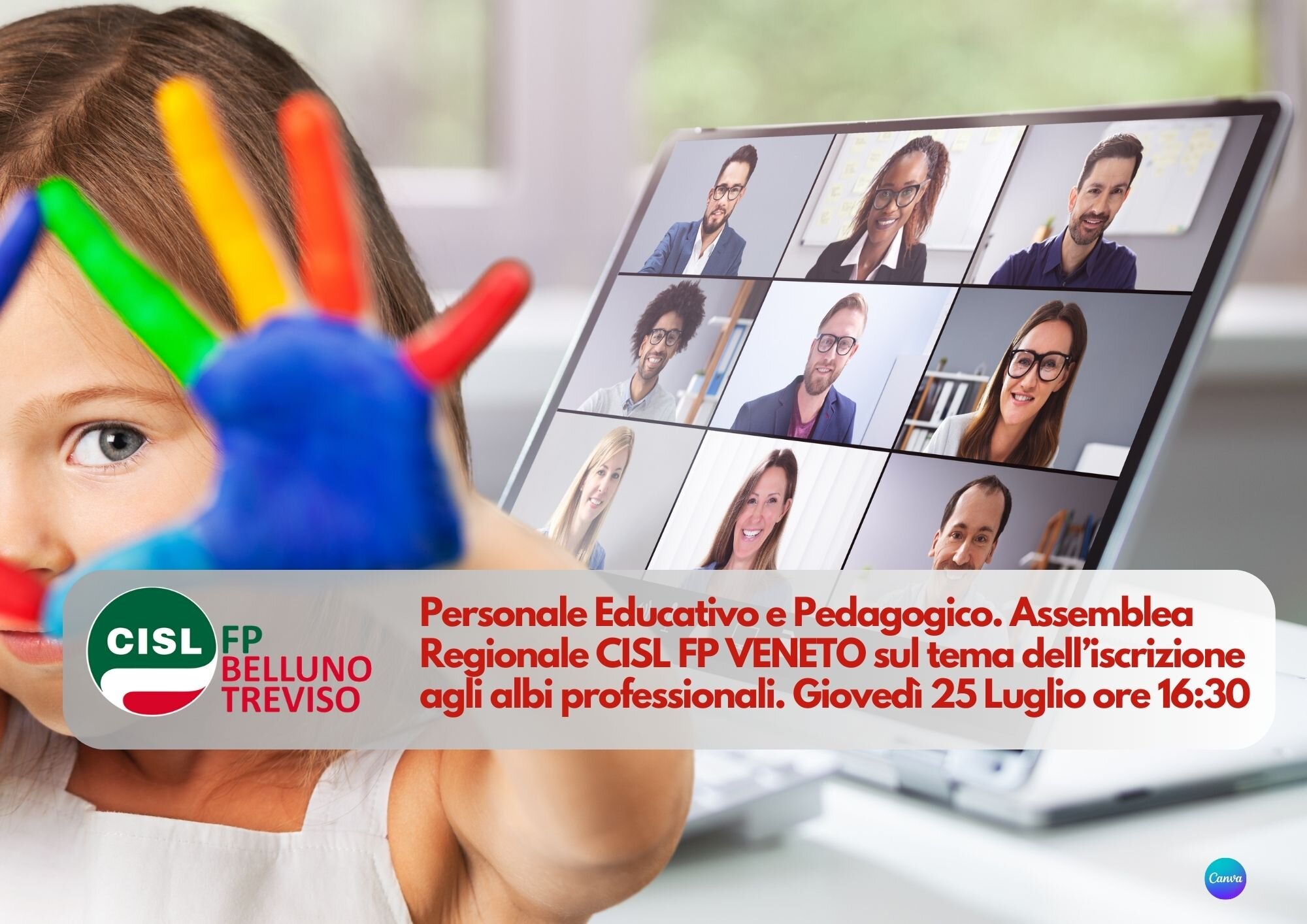 CISL FP Belluno Treviso. Personale educativo e pedagogico: 25 luglio ore 16.30 assemblea regionale sul tema dell'ordinamento CISL FP Belluno Treviso. Personale educativo e pedagogico: 25 luglio ore 16.30 assemblea regionale sul tema dell'ordinamento