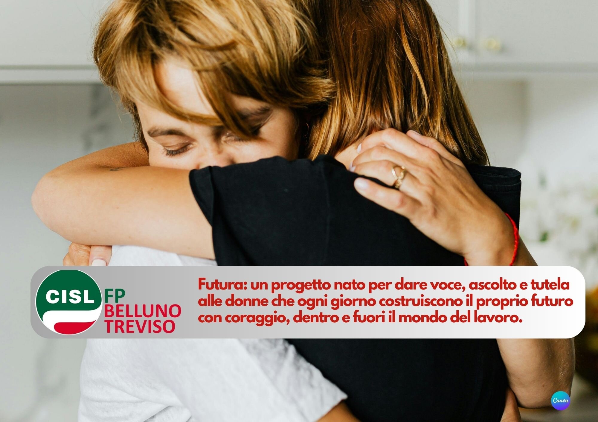 CISL FP Belluno Treviso. Futura: sportello di ascolto e tutela legale per le donne della CISL FP CISL FP Belluno Treviso. Futura: sportello di ascolto e tutela legale per le donne della CISL FP