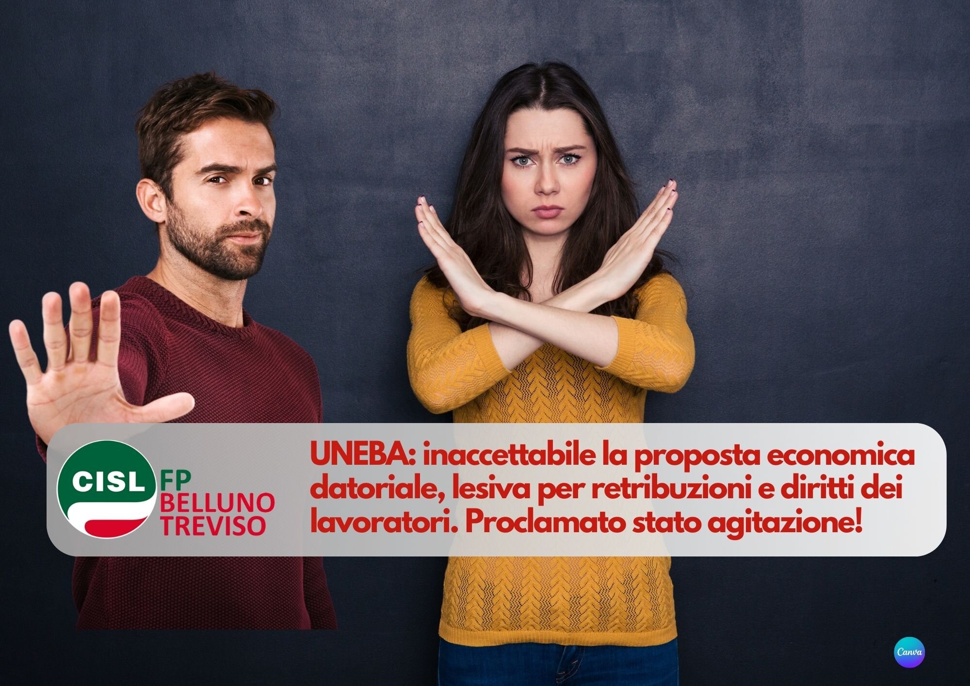 CISL FP Belluno Treviso. UNEBA inaccettabile la proposta economica datoriale. Proclamato stato agitazione CISL FP Belluno Treviso. UNEBA inaccettabile la proposta economica datoriale. Proclamato stato agitazione