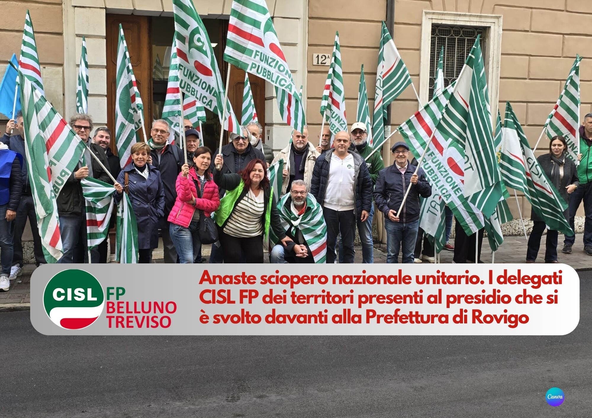 CISL FP Belluno Treviso. Sciopero Anaste del 31 ottobre: i nostri delegati al presidio in Prefettura CISL FP Belluno Treviso. Sciopero Anaste del 31 ottobre: i nostri delegati al presidio in Prefettura