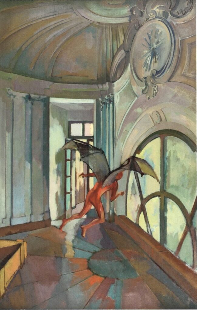 italo-cremona-interno-con-figura-alata-1956-649x1024 italo-cremona-interno-con-figura-alata-1956-649x1024