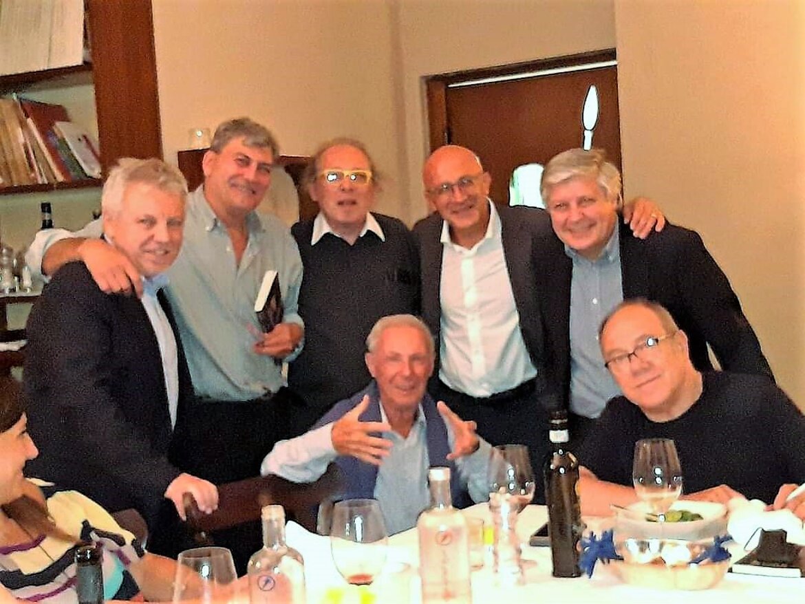 con Demetrio Brandi, Dino Aloi, Alessandro Prevosto, Marco De Angelis, Bruno Bozzetto, Carlo Verdone con Demetrio Brandi, Dino Aloi, Alessandro Prevosto, Marco De Angelis, Bruno Bozzetto, Carlo Verdone
