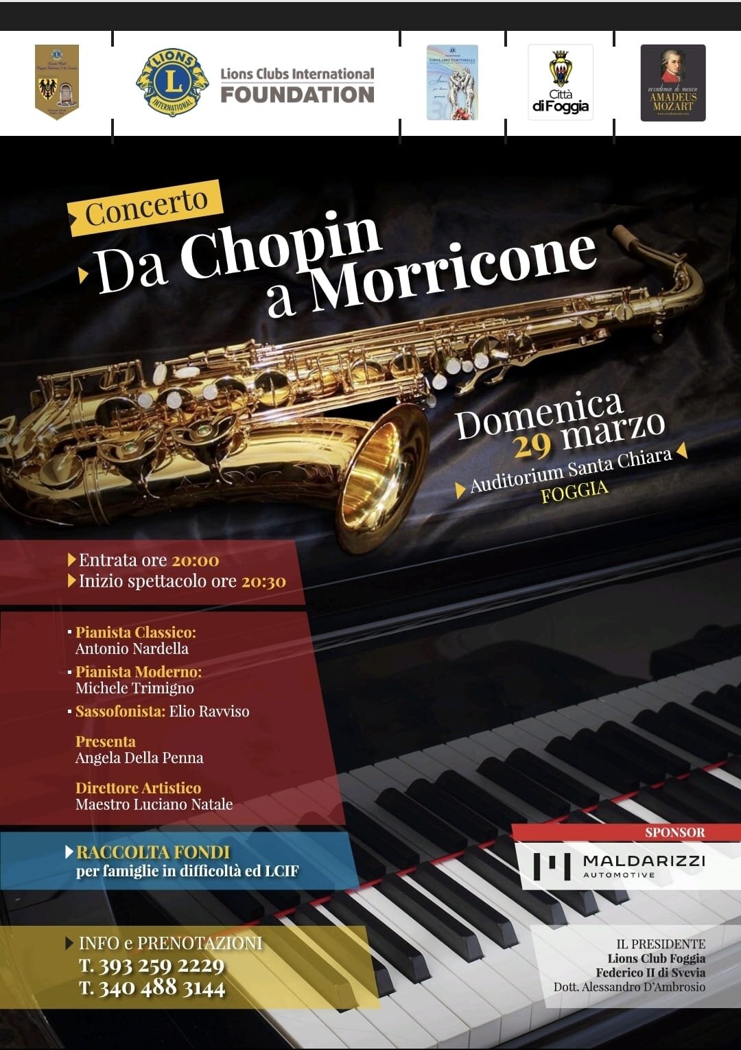 Concerto Raccolta Fondi - 29/03/2026