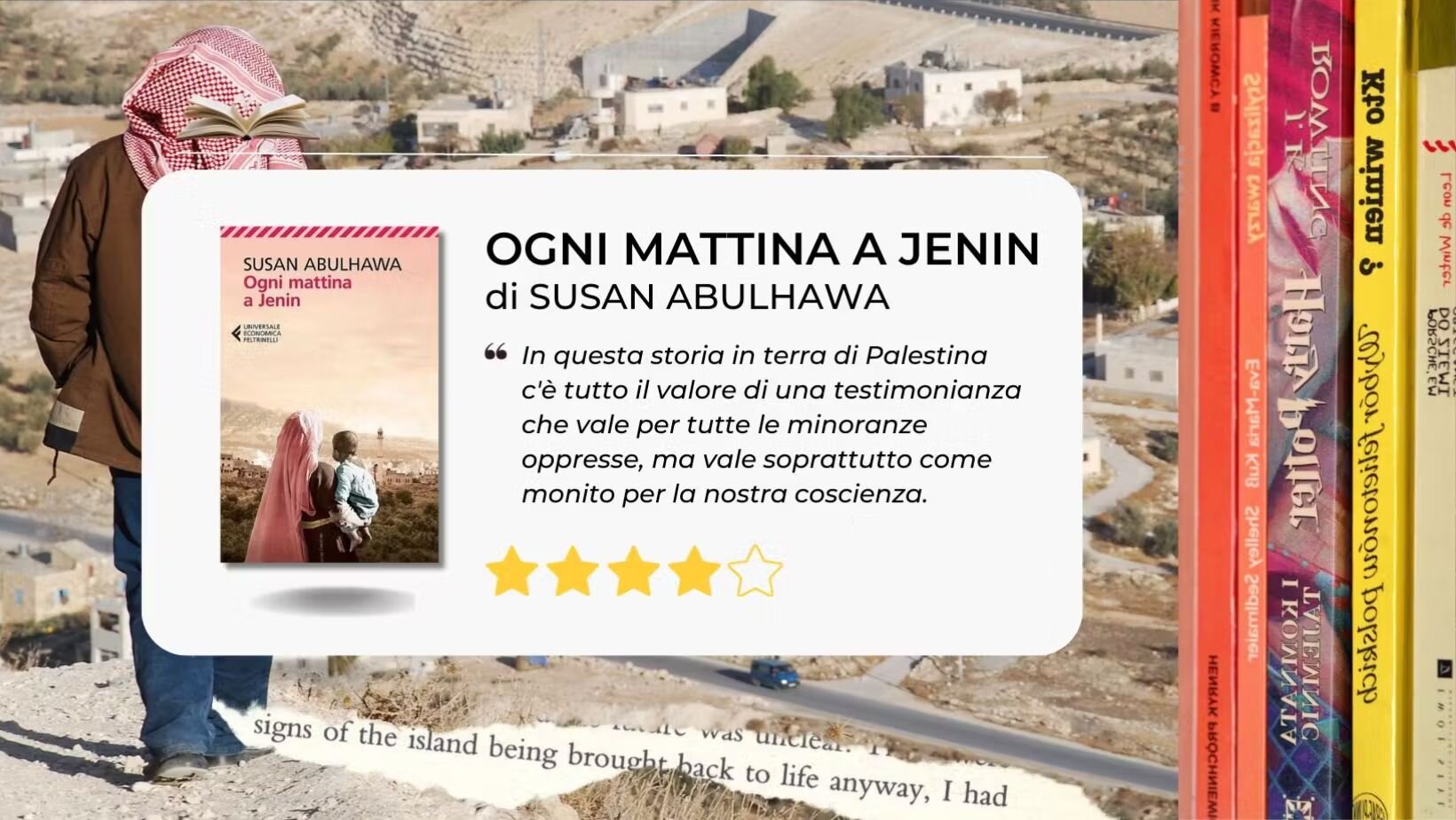 Ogni mattina a Jenin di Susan Abulhawa tocca i nervi scoperti della storia e della nostra coscienza Ogni mattina a Jenin di Susan Abulhawa tocca i nervi scoperti della storia e della nostra coscienza