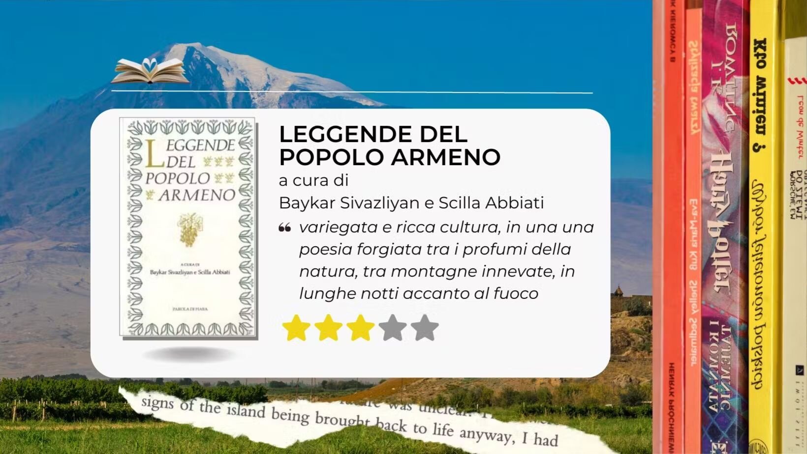 Leggende del popolo armeno curate da Baykar Sivazliyan e Scilla Abbiati. Alle radici di una diaspora Leggende del popolo armeno curate da Baykar Sivazliyan e Scilla Abbiati. Alle radici di una diaspora
