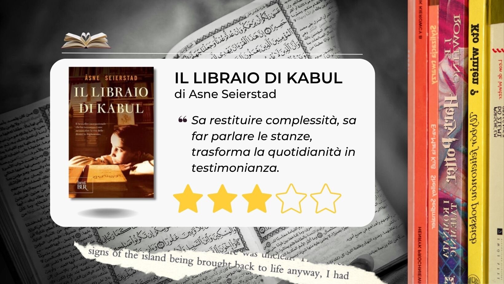 Il libraio di Kabul di Asne Seierstad: In un mondo che brucia i libri, Sultan Khan li vende Il libraio di Kabul di Asne Seierstad: In un mondo che brucia i libri, Sultan Khan li vende