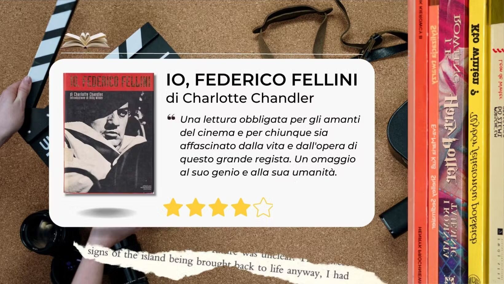 Io, Federico Fellini uno straordinario racconto, una biografia da leggere firmata Charlotte Chandler Io, Federico Fellini uno straordinario racconto, una biografia da leggere firmata Charlotte Chandler