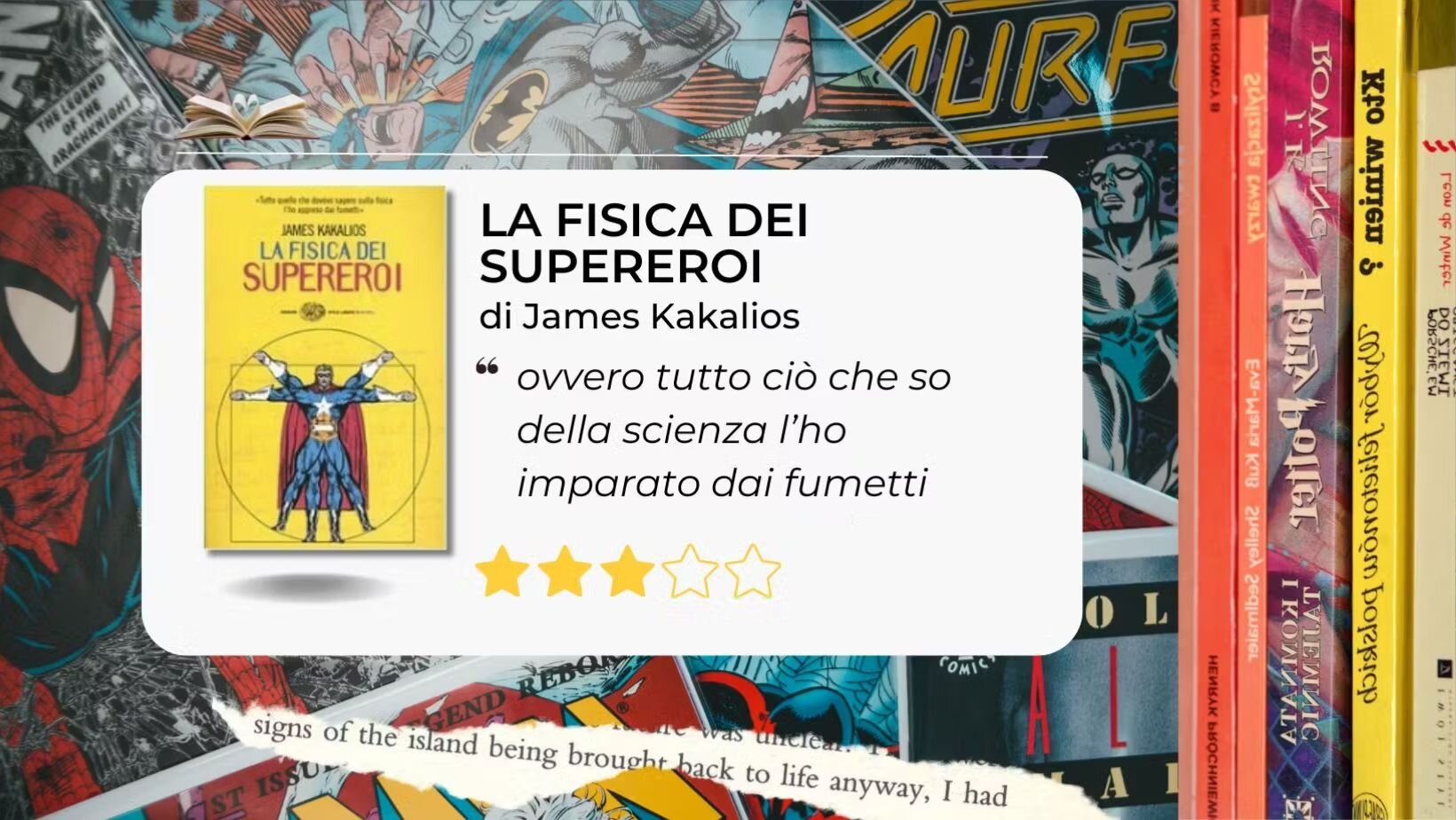 La fisica del supereroi di James Kakalios ovvero tutto ciò che so della scienza l’ho imparato dai fumetti La fisica del supereroi di James Kakalios ovvero tutto ciò che so della scienza l’ho imparato dai fumetti