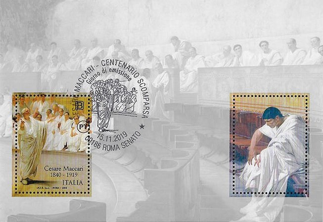 2019: un anno fuori formato con il foglietto Maccari 2019: un anno fuori formato con il foglietto Maccari