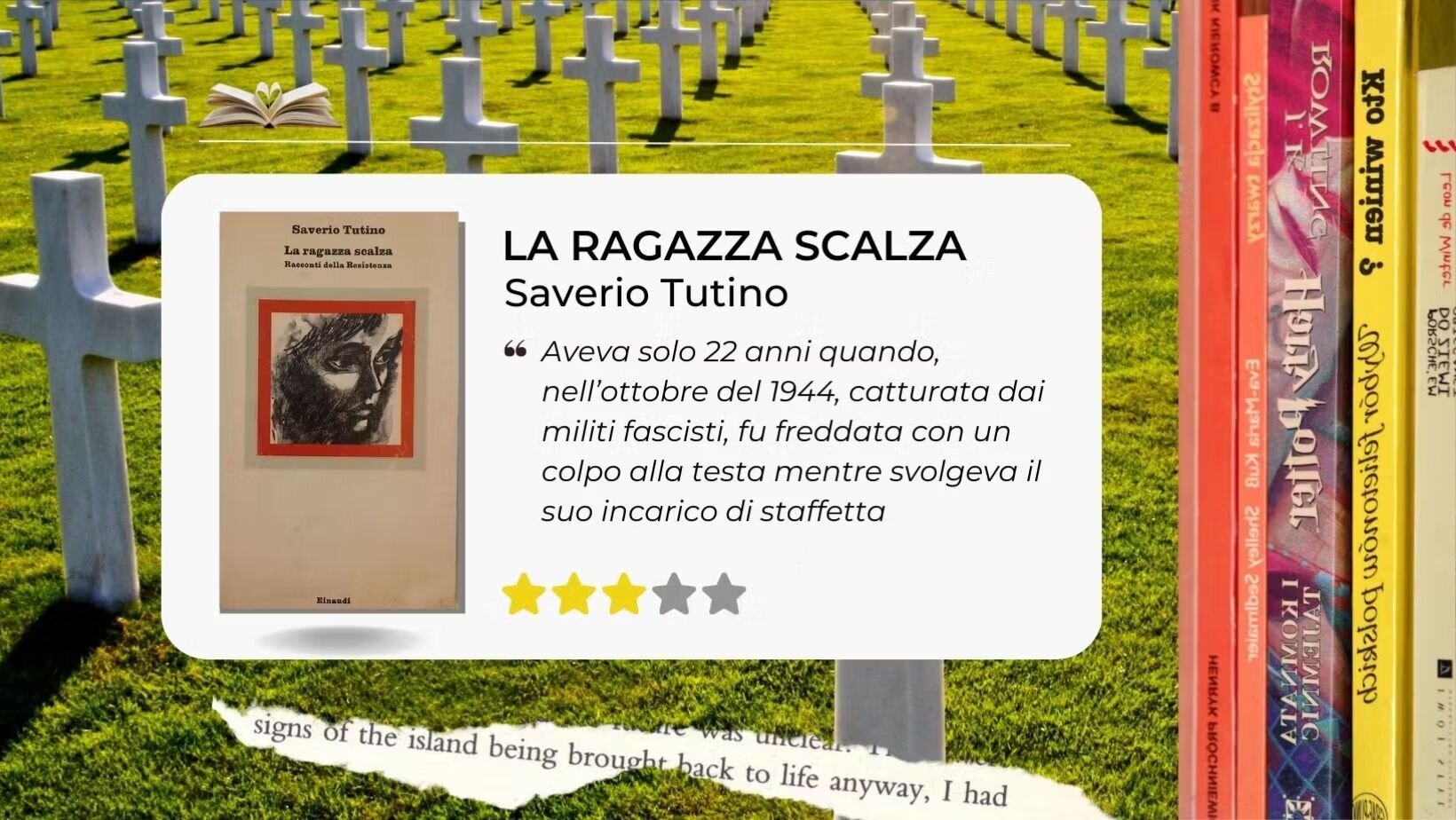 La ragazza scalza di Saverio Tutino. Per scrivere un buon diario bisogna raccontare i fatti