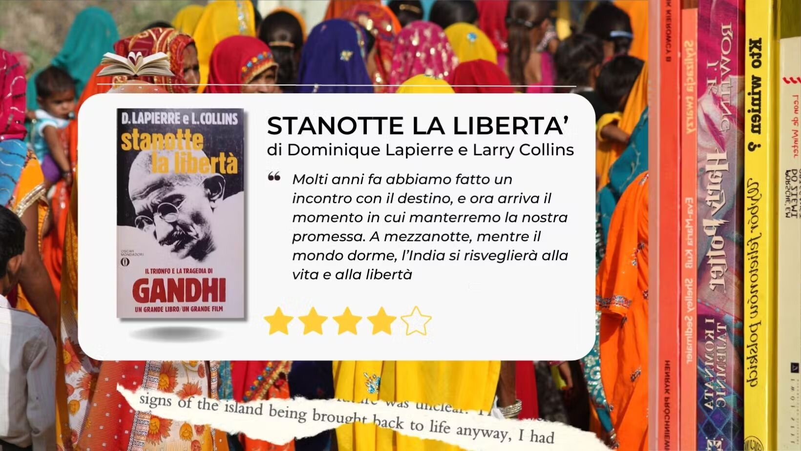 Stanotte la libertà. La drammatica e poco conosciuta fine di un impero raccontata da Lapierre e Collins Stanotte la libertà. La drammatica e poco conosciuta fine di un impero raccontata da Lapierre e Collins