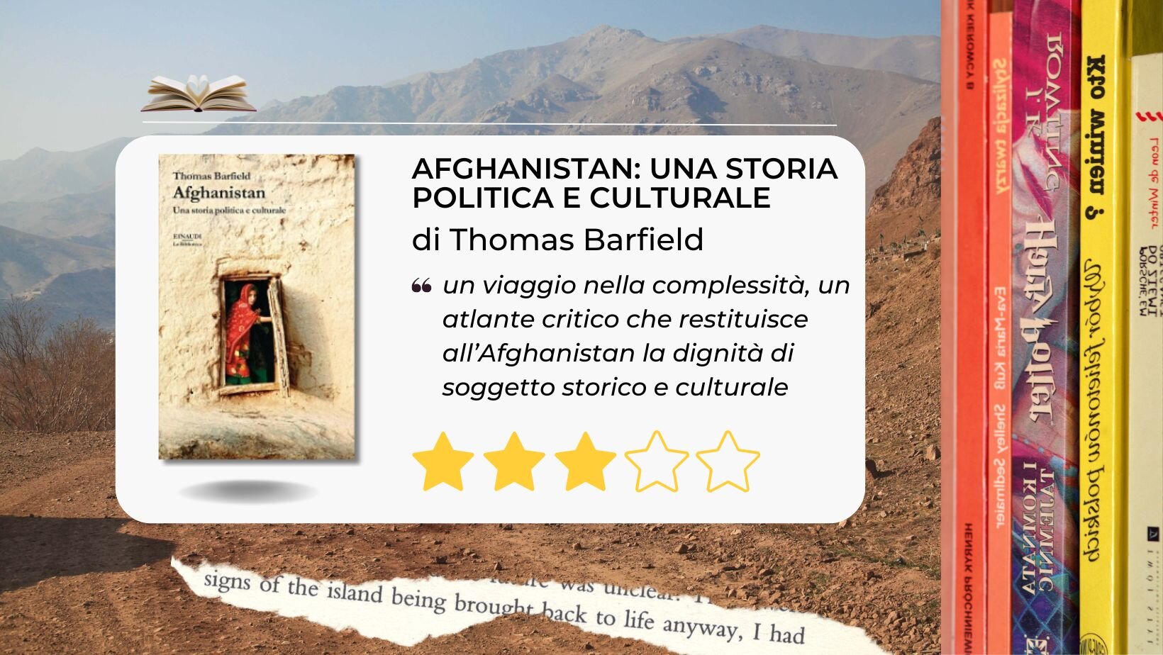Afghanistan: una storia politica e culturale. Thomas Barfield ci invita a disinnescare le semplificazioni Afghanistan: una storia politica e culturale. Thomas Barfield ci invita a disinnescare le semplificazioni