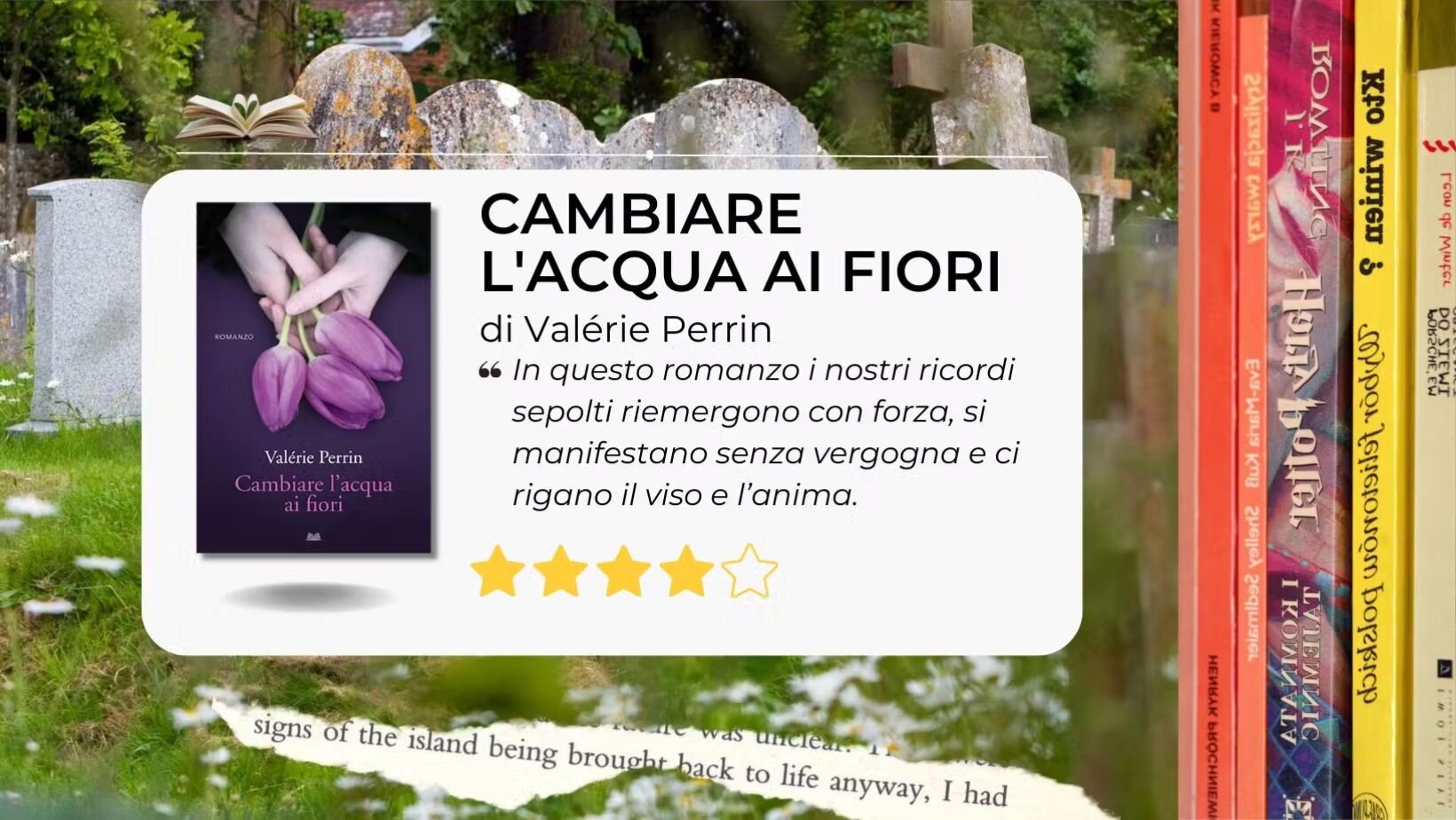 Cambiare l'acqua ai fiori di Valérie Perrin: commuove toccando nel profondo chi legge Cambiare l'acqua ai fiori di Valérie Perrin: commuove toccando nel profondo chi legge