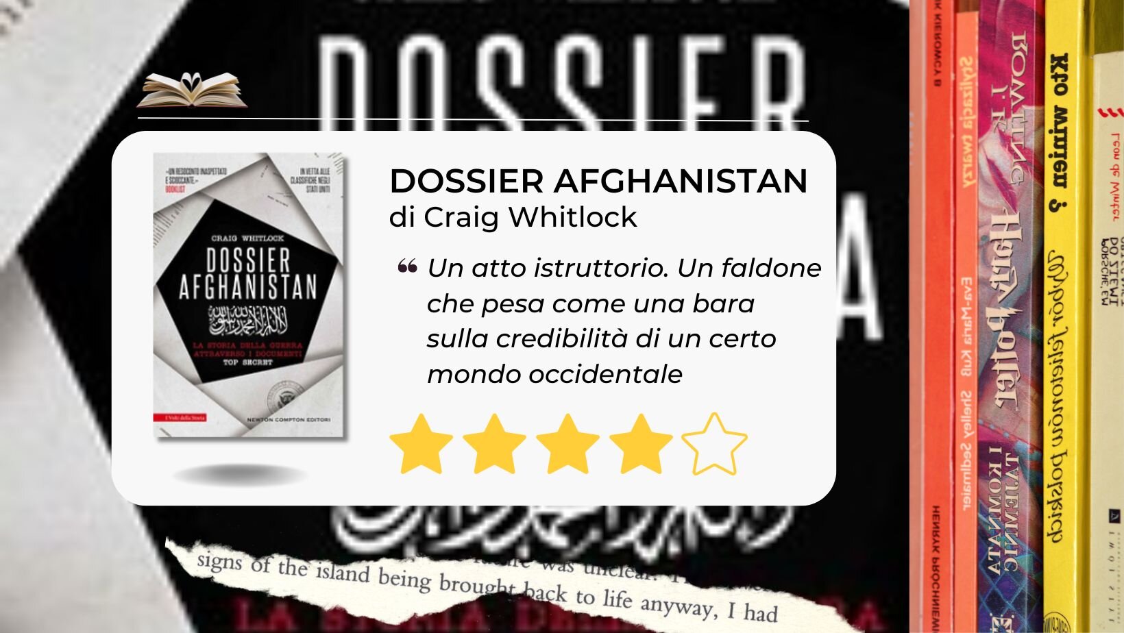 Dossier Afghanistan di Craig Whitlock: il corpo del reato. Dossier Afghanistan di Craig Whitlock: il corpo del reato.