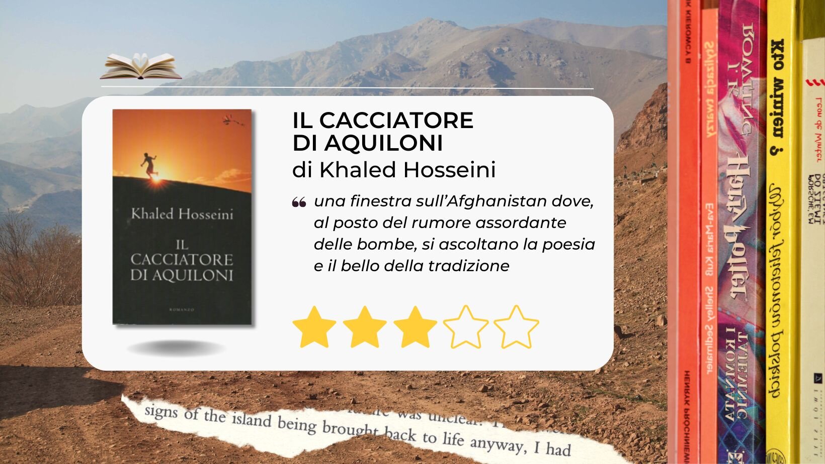 Il cacciatore di aquiloni di Khaled Hosseini. Un'opera prima che ha lasciato un segno. Il cacciatore di aquiloni di Khaled Hosseini. Un'opera prima che ha lasciato un segno.
