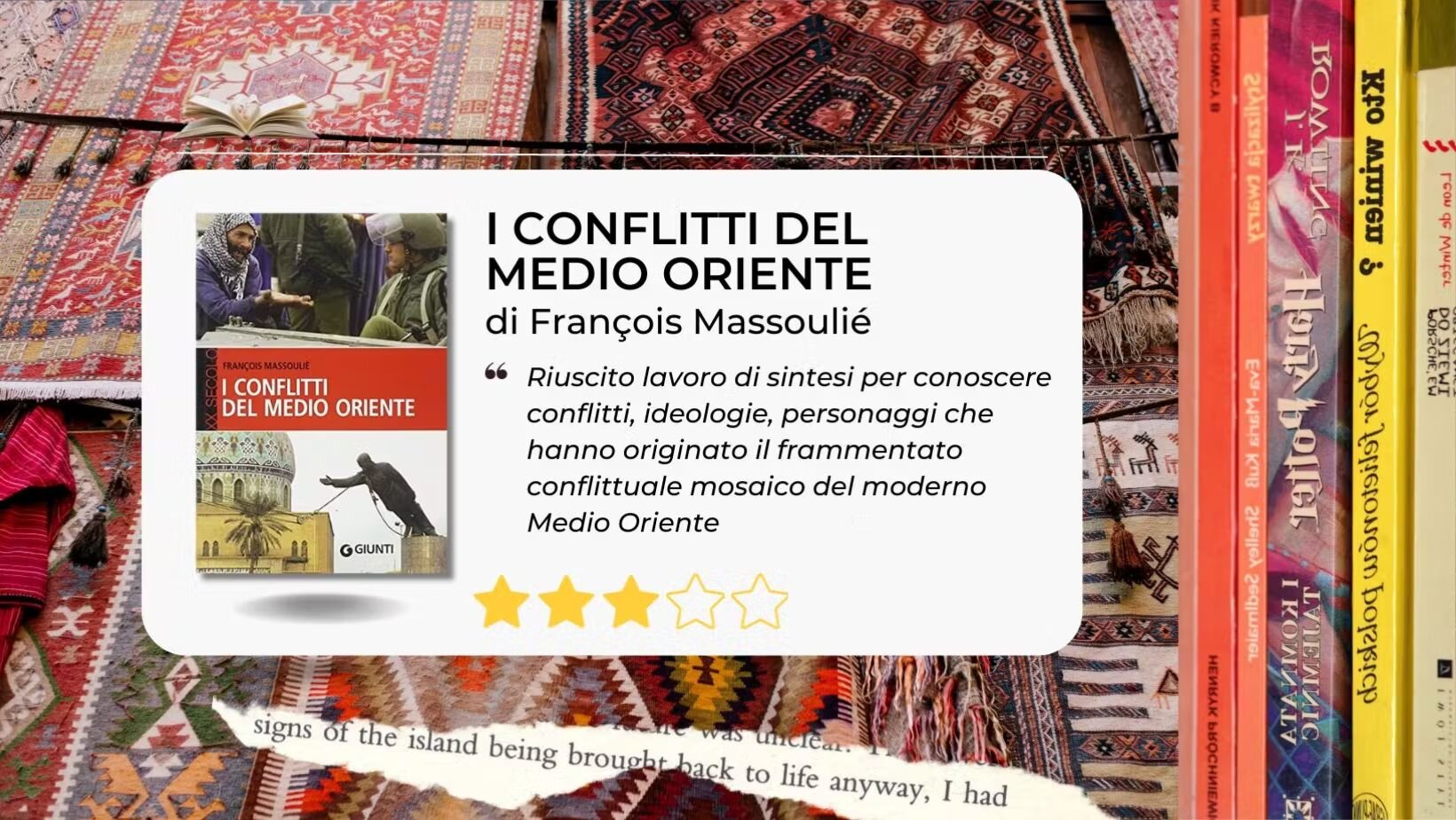 I conflitti del Medio Oriente di François Massoulié. Sintesi utile per non commentare a sproposito I conflitti del Medio Oriente di François Massoulié. Sintesi utile per non commentare a sproposito