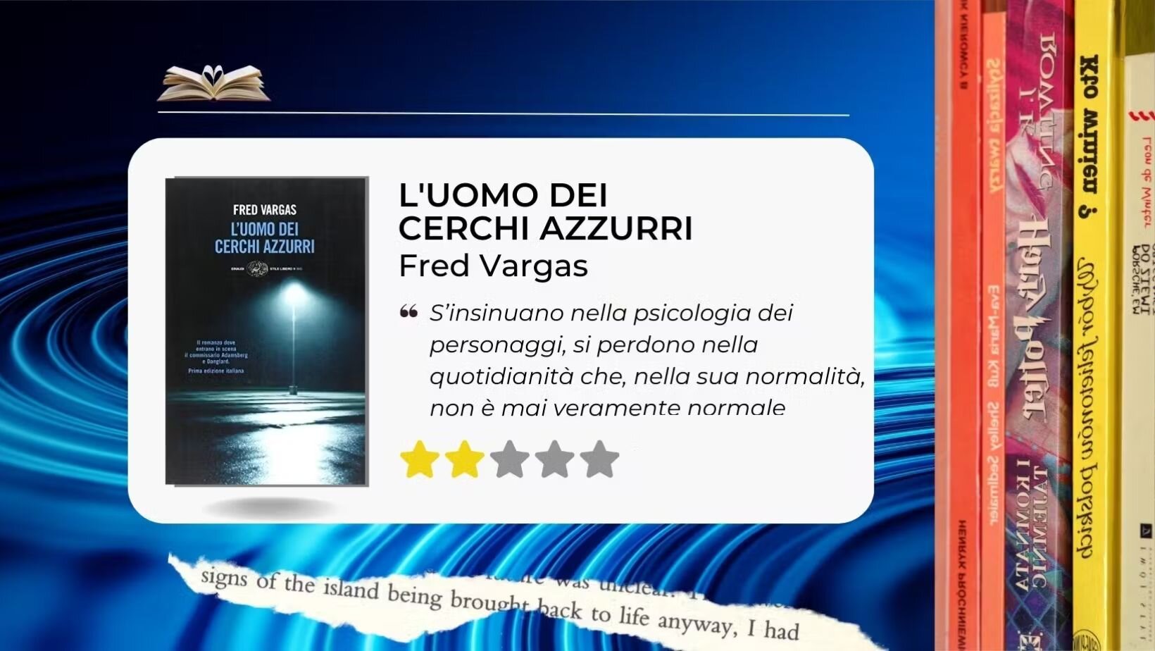 L'uomo dei cerchi azzurri di Fred Vargas. Il primo caso del commissario Jean-Baptiste Adamsberg L'uomo dei cerchi azzurri di Fred Vargas. Il primo caso del commissario Jean-Baptiste Adamsberg