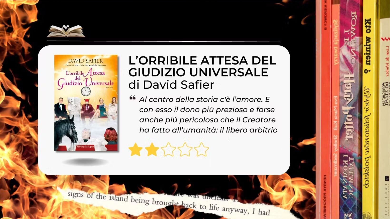 David Safier torna a farci ridere con L’orribile attesa del Giudizio Universale. Trionferà il bene? David Safier torna a farci ridere con L’orribile attesa del Giudizio Universale. Trionferà il bene?