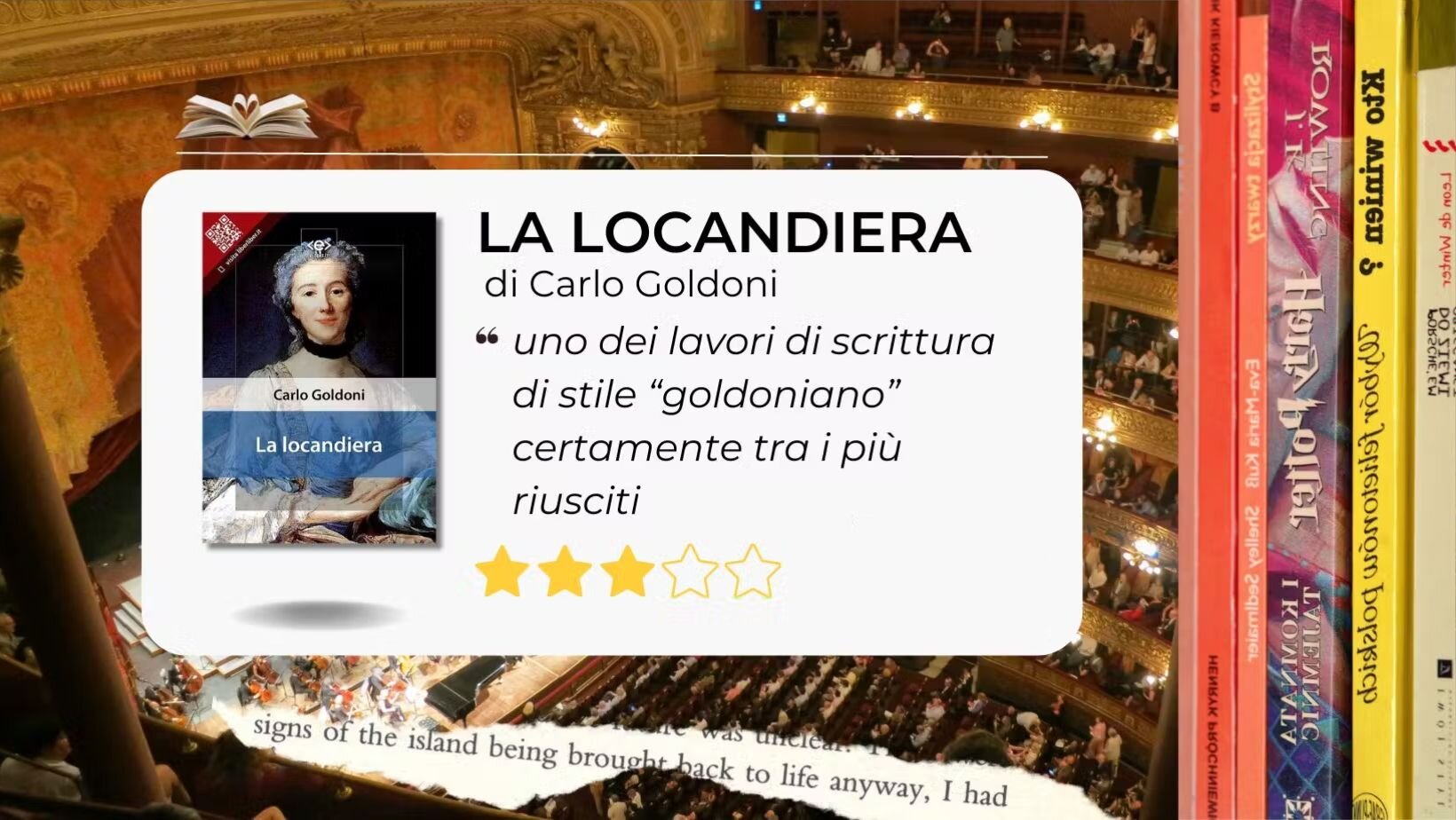 Andare a teatro con Goldoni: La locandiera. Dal cartellone veneziano del 1752 con ironia pungente Andare a teatro con Goldoni: La locandiera. Dal cartellone veneziano del 1752 con ironia pungente