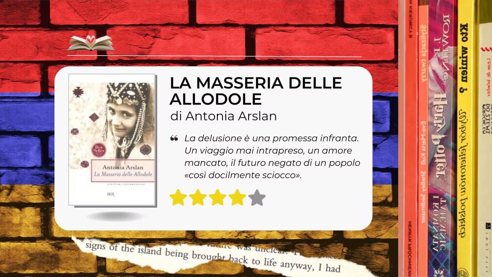 La masseria delle allodole di Antonia Arslan. Nel racconto familiare l'orrore del genocidio armeno La masseria delle allodole di Antonia Arslan. Nel racconto familiare l'orrore del genocidio armeno