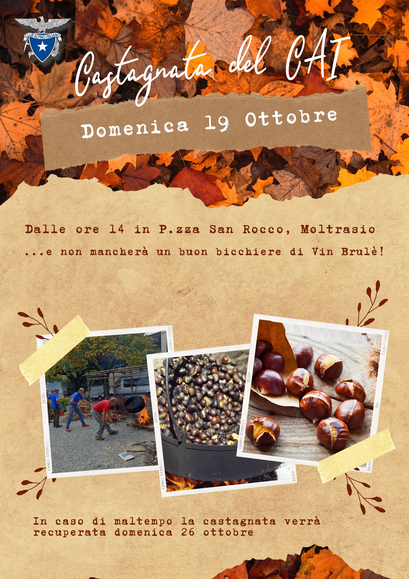 Castagnata del CAI Moltrasio - Domenica 19 ottobre