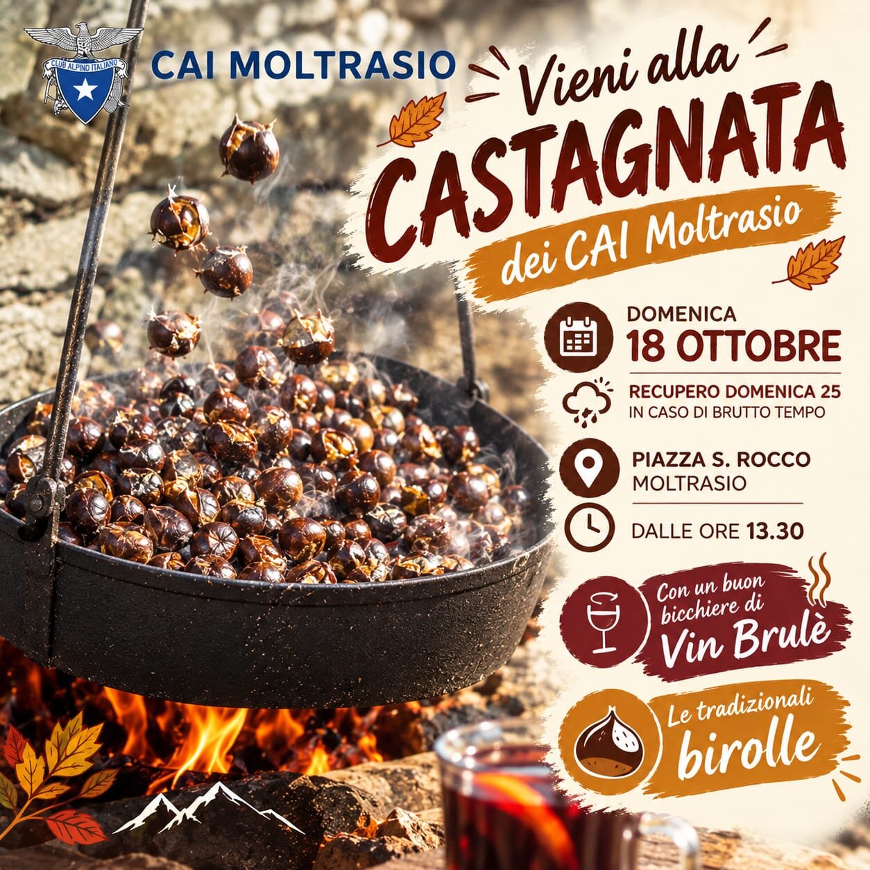 Castagnata - Domenica 18 ottobre