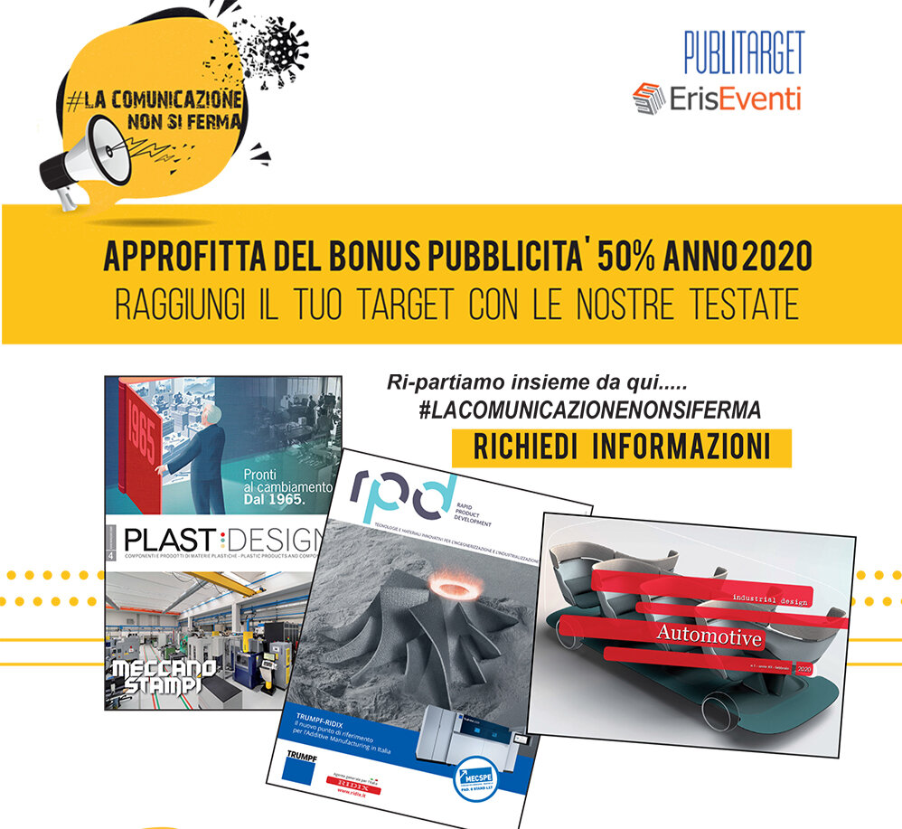 Approfitta del BONUS PUBBLICITa' 50% ANNO 2020 Approfitta del BONUS PUBBLICITa' 50% ANNO 2020
