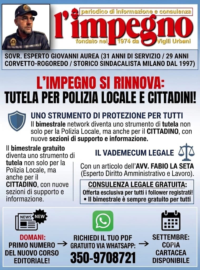 L'impegno si rinnova
