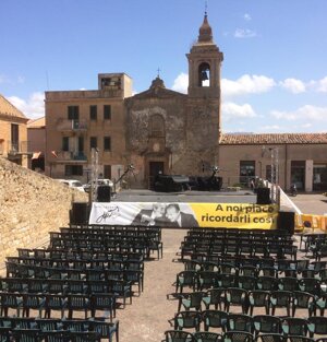 La piazza del castello