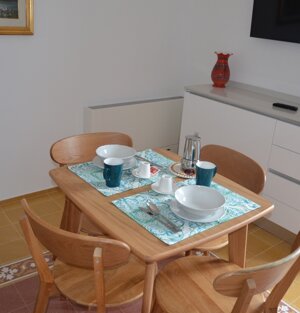 Soggiorno con angolo cottura