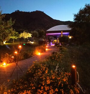 Vialetto d'accesso al gazebo