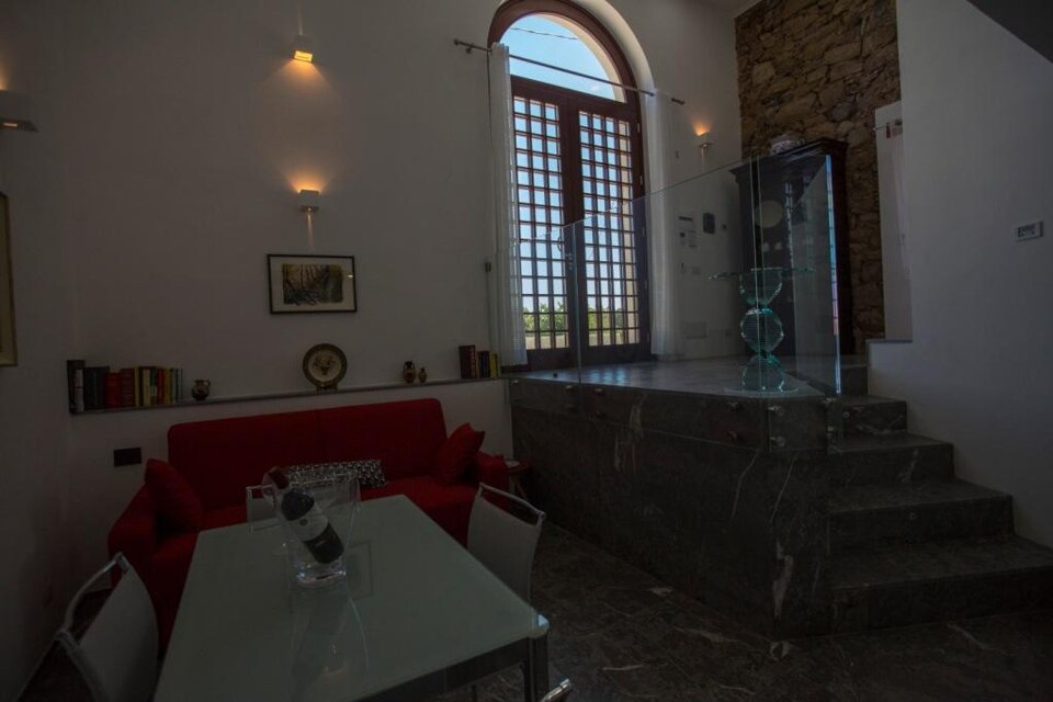 Sala con divano letto