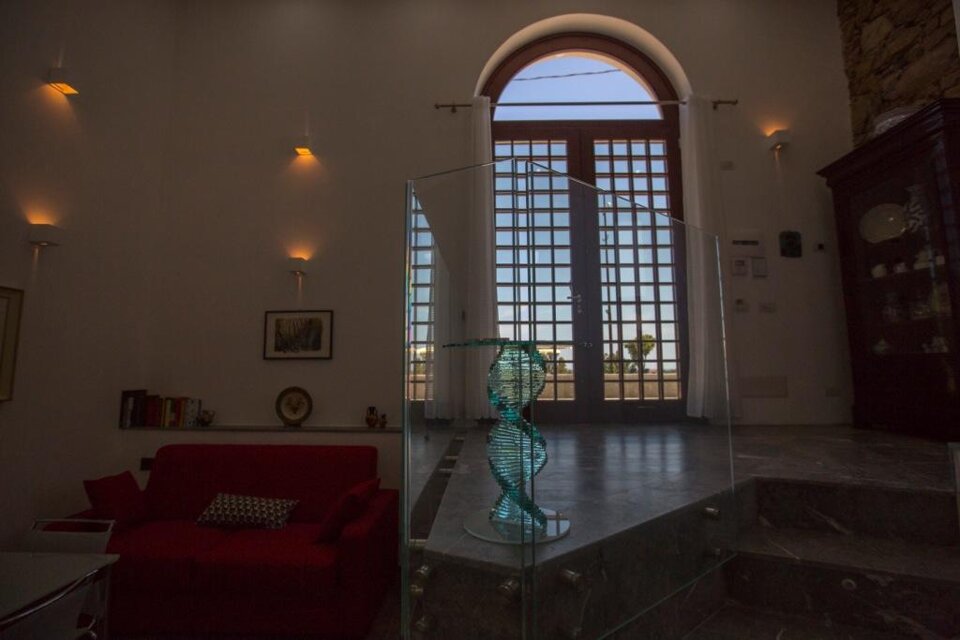 Ingresso e sala con divano letto Ingresso e sala con divano letto