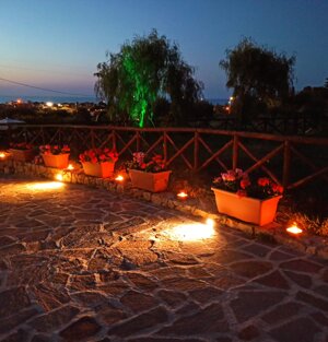 Viale d'accesso della villa