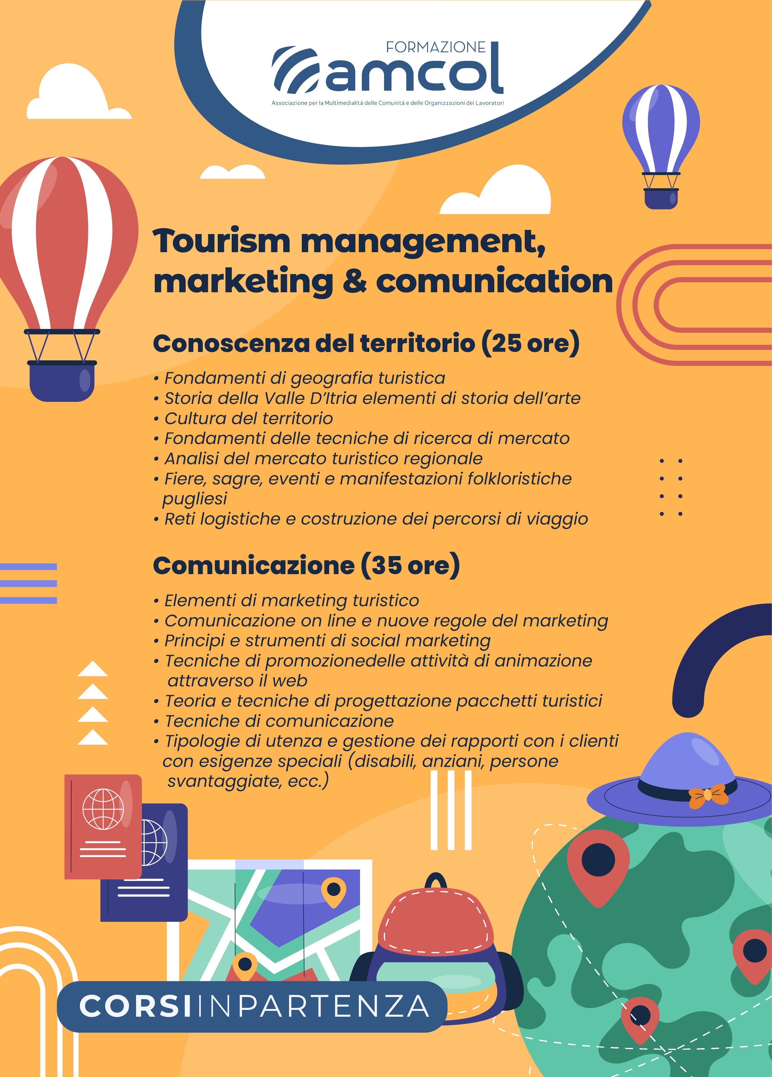 Tourism management, marketing & comunication