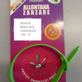 Bracciale antizanzare lungh 27 cm