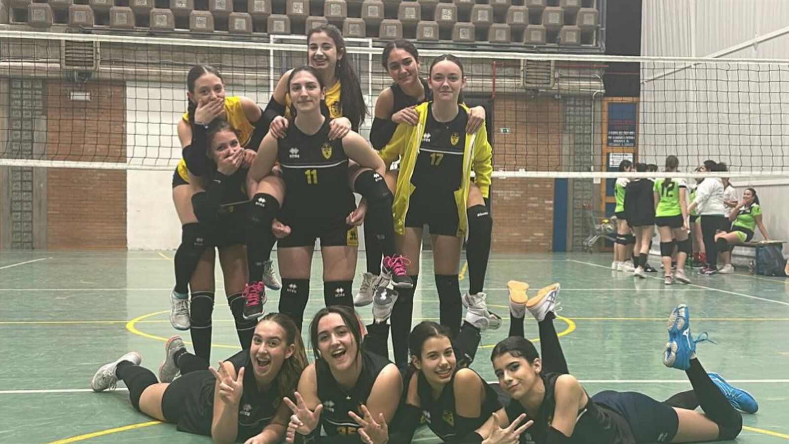 Imbattibili le ragazze dell'Under 16 Nera in CSI