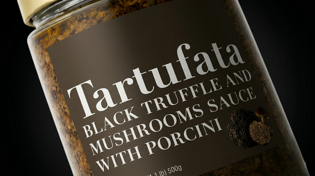 etichetta crema tartufo